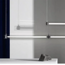 Axyaa Modern Glass Chandelier Light: Luxury Office & Hotel Designer Lighting