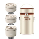 Axyaa Stainless Steel Thermal Lunch Box Bag Large Capacity BPA-Free Container