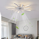 Axyaa Smart LED Ceiling Fan Light - App Remote Control, Adjustable Speed, Dimmable