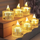 Axyaa LED Crystal Candle Light for Home Decoration, Parties, and Holidays