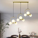 Axyaa Glass Spherical Pendant Light for Dining, Bar, and Bedroom
