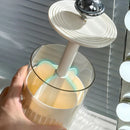 Axyaa Makeup Brush Holder with Automatic Lift and Dustproof Lid