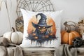 Axyaa Halloween Skull & Pumpkin Pillow Cover for Sofa, Bedroom, Car - Home Decor