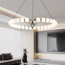 Nordic Black Metal LED Chandeliers by Axyaa