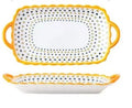Axyaa Double-Ear Ceramic Fish Plate - Nordic Design, Japanese Style, Light Luxury Pasta Plate