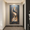 Axyaa Abstract Art Mural Wall Lamp for Foyer Living Room Staircase Decoration