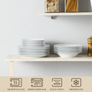 Axyaa Julia Classic 18-Piece Ceramic Dinnerware Set for 6
