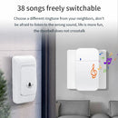 Axyaa Wireless Doorbell Chime Kit: 38 Ringtones, 100M Range