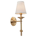 Axyaa Vintage Fabric Wall Lamp - Iron LED Wall Lights for Bedroom & Living Room