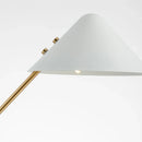 Modern White Marble Table Lamp by Axyaa: Dimmable Study Desk Lamp for Bedroom & Living Room