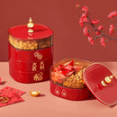 Axyaa Multi-Layer Food Storage Box: Stackable Plastic Containers for Snacks & Dried Fruits