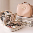 Axyaa Multilayer Square Cosmetic Bag Waterproof Makeup Pouch