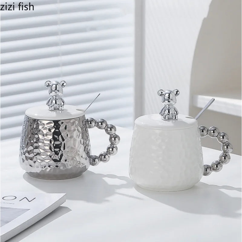 Axya Bear Ceramic Coffee Cup Set