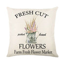 Axyaa Lavender Print Collection Pillowcase for Home Decor and Bedding