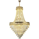 Axyaa Luxury Crystal Chandelier for Home Decor and Hotel Staircase