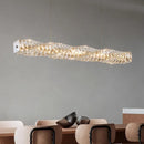 Axyaa Modern Crystal Pendant Light for Light Luxury Restaurant & Living Room
