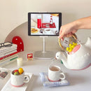 Axyaa Duck-Shaped Ceramic Water Kettle: Charming Design for Tea Time