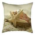 Natural Coastal Starfish Ocean Print Pillow Cover for Axyaa Home Décor