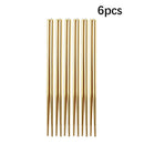 Axyaa 6pcs/30pcs Golden Stainless Steel Cutlery Set