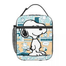 Axyaa Cartoon Dog Lunch Bag: Thermal Insulated, Portable Food Container, Cooler Box