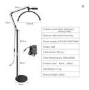 Axyaa Half Moon LED Ring Light for Makeup & Live Streaming