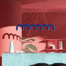 Axyaa Minimalist M-Shaped Chandelier for Coffee Shop Office Restaurant Window Display