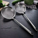 Axyaa Stainless Steel Colander with Extended Handle and Hanging Hole
