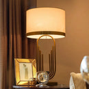 Axyaa Gold Luxury Table Lamp for Bedroom Living Room Decor