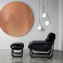 Axyaa Glass Ball Pendant Lamps Modern LED Light Fixtures for Home Decor