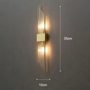 Modern LED Gold Wall Sconce by Axyaa for Home Decor, Living Room, Bedroom, Stairs