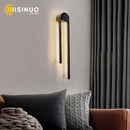 Axyaa Industrial Black Gold Wall Light for Home Decor & Lighting