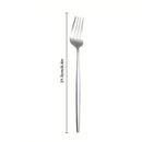 Axyaa Stainless Steel Dinner Fork Set - 8 Pcs Cutlery Dining Tableware