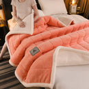 Axyaa Winter Velvet Blanket | Cozy & Weighted | Single/Double Bed Size