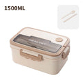 Axyaa Insulated Bento Lunch Box & Tableware Set: Microwavable, Leakproof for Adults & Kids