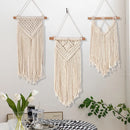 Axyaa Boho Cotton Tapestry with Fringe - Stylish Wall Art, Home Decor Piece.