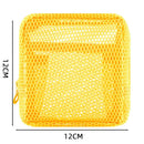 Axyaa Square Mesh Cosmetic Bag Zipper Storage Coin Purse Makeup Organizer