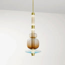 Axyaa Light Luxury Restaurant Bar Counter Glass Pendant Lights.