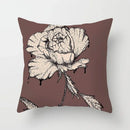 Axyaa Floral Flower Print Sofa Cushion Cover - Simple Pillow Cover