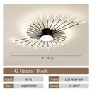 Axyaa Creative Fan LED Ceiling Lamp for Modern Living Room Decor
