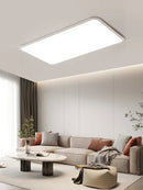 Axyaa Minimalist LED Ceiling Light: White Rectangle Bedroom & Living Room Lamp