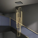Axyaa Dimmable LED Pendant Lights Aluminium Rectangle Suspend Lamp