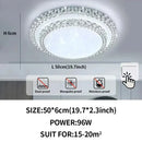 Axyaa Modern Diamond LED Ceiling Light for Home Lighting Decor