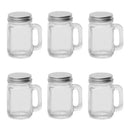 Axyaa 35ml Glass Sealed Mini Bottle Set for Coffee, Honey, Juice - Leakproof & Portable Jar