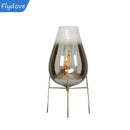 Axyaa Nordic Glass Desk Lamp - Modern Light Luxury Design for Bedroom, Study, and Hotel