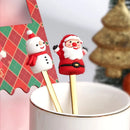 Axyaa Christmas Cutlery Set with Festive Decor Spoons & Forks