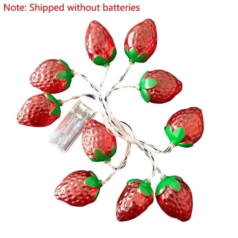 Axya 20LED Strawberry Fruit Fairy Lights - Wedding Holiday Party Decor