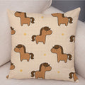 Axyaa Cartoon Animal Cushion Cover: 45*45cm for Living Room, Sofa, Car, Children's Room