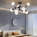 Axyaa Glass Ball Ceiling Chandelier for Home Decor Lighting