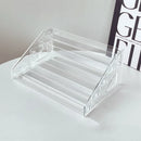 Axyaa Nail Display Box & Storage Case for Fake Nails - Clear Acrylic Holder