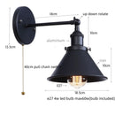 Axyaa Industrial LED Wall Lamps for Bathroom Mirror Stair Dinning Room Bar Home Decor